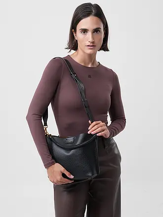 GIANNI CHIARINI | Ledertasche - Hobo Bag ARETHA | schwarz
